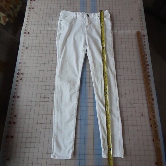 All Saints Jeans Womens‎ Size 31 Grace White Stretchy Skinny Mid Rise Stretch - Picture 8 of 8